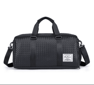 Men's Business Knit Travel Bag Large Capacity Dry/Wet Separation Business Trip Luggage Bag Multifunctional Shoulder Gym Bag