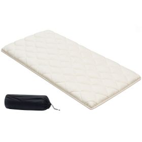 Japanese Tatami Mat, Twin Size Foldable Japanese Tatami Mattress, Futon Mattress with Storage Bag & Fastener, 9-Layer Floor Mat for Sleeping