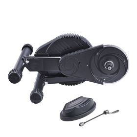 Bike Trainer, 1-13 Level, 26-29 in & 700C Wheels, Smart Bicycle Stationary Stand for Indoor Exercise Riding with Front Wheel Riser Block