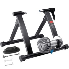 Bike Trainer Stand, Fluid Stationary Bike Stand for 26"-29" Wheels, Noise Reduction Fluid Flywheel, Portable Cycling Stand for Indoor Riding Exer