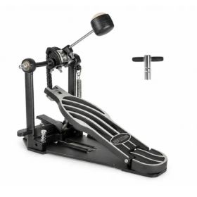 5 Core Bass Drum Pedal Mount Adjustable Felt Beater Head Single Chain Heavyduty Kick Drum Foot Pedal (Option: Single chain)