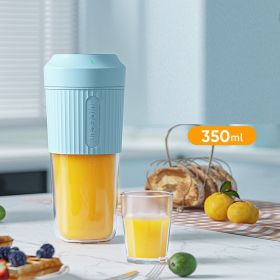 Portable Juicer for Shakes and Smoothie USB Rechargeable (Color: Sky blue)